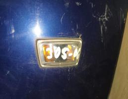 Повторитель на крыло левый белый для Opel Corsa D 2006-  запчасти бу