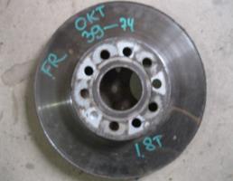 Диск тормозной передний вентилируемый для Skoda Octavia (A5 1Z-) 2004-2013  запчасти бу